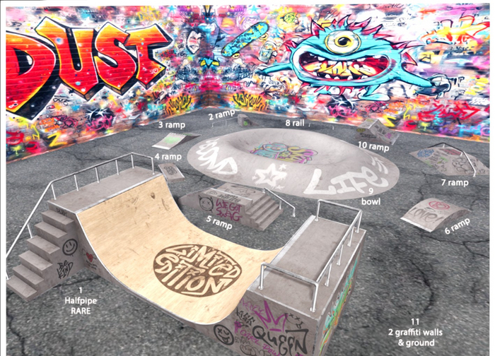 DUST: Skate Park Gacha - Complete Set