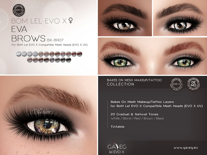 [GA.EG] Brows - BX-BR07 Eva - BOM [EVO X]