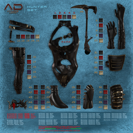 [AD] - Hunter SET - HOURGLASS Complete Set