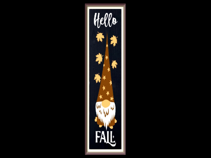 *6KW* FULL PERM Fall Porch Sign Texture #3