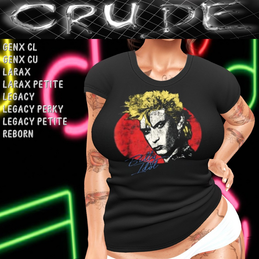 Billy Idol Concert Women's T-Shirt (WTL) <Wear Me>
