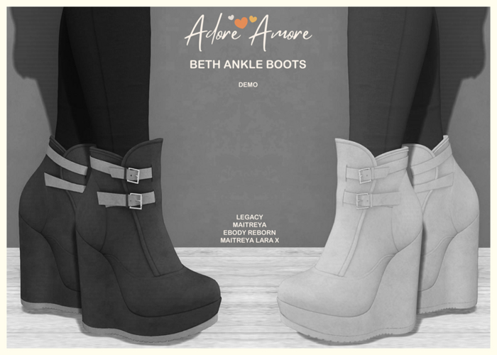.:Adore:.  Beth - Suede Ankle Boots - Demo