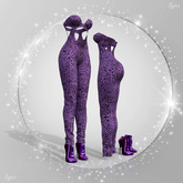 WAIFUS Catsuit Outfit Purple