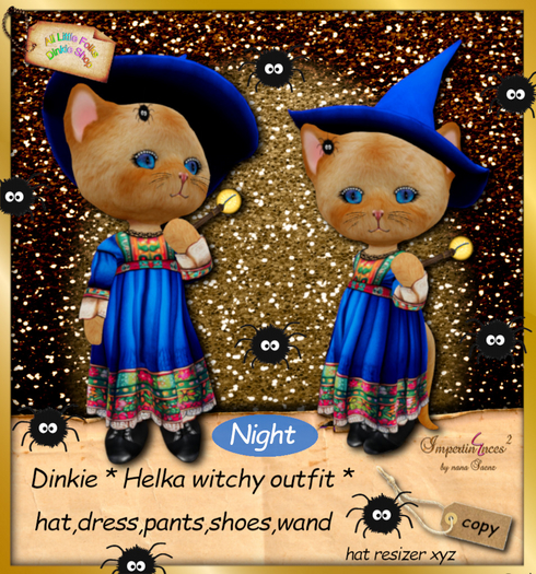 Dinkie helka witchy outfit Night