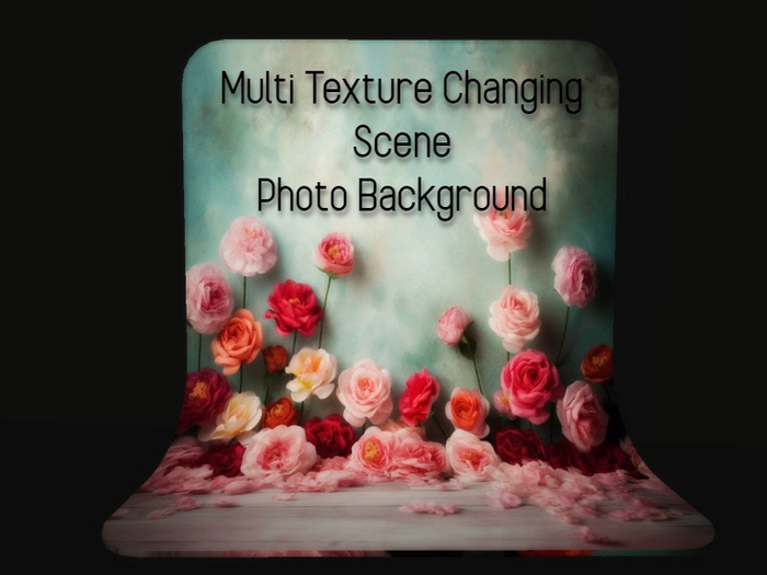 [AE] Photo Backdrop - Lush Blooms 4-6  Multi Texture Changing Scenes