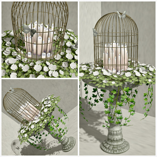 [WP] Elegant flover cage with candles