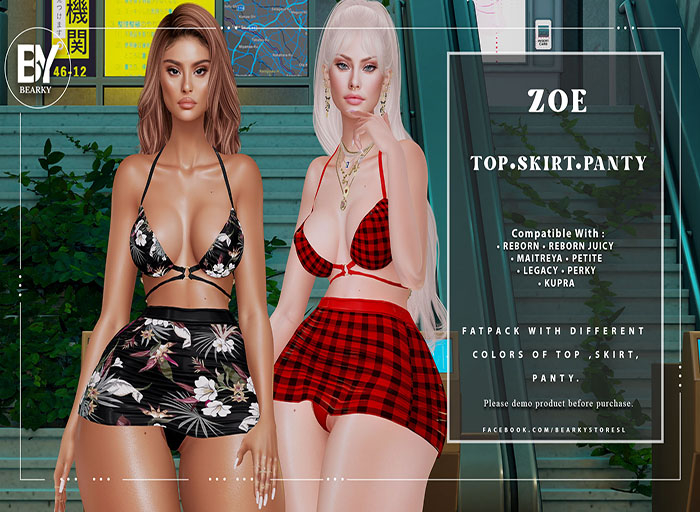 Bearky - Zoe Set Fatpack unpack