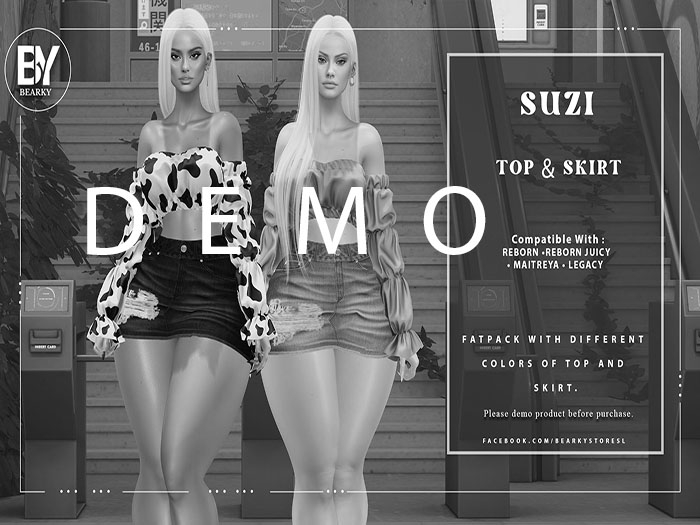 Bearky - Suzi Top & Skirt  DEMO unpack