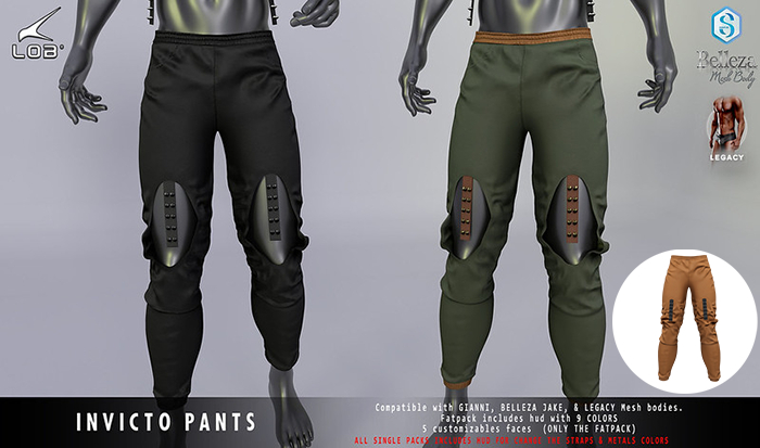 [LOB] INVICTO PANTS - BROWN