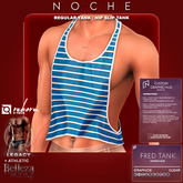 Noche. Fred Tank Bluestripe