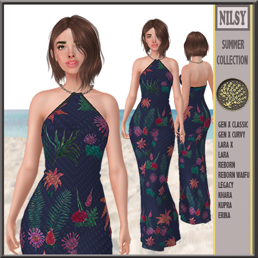HALTER LONG BEACH DRESS