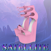 Pink White Echo Heels BELLEZA GENX