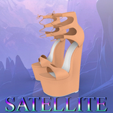Tan White Echo Heels MAITREYA
