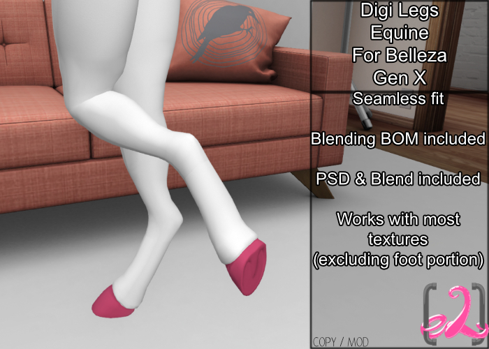 [eL] Digi Legs Equine for Belleza GenX
