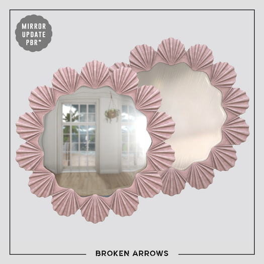 BROKEN ARROWS - Santorini - Mirror Shell - Rose 