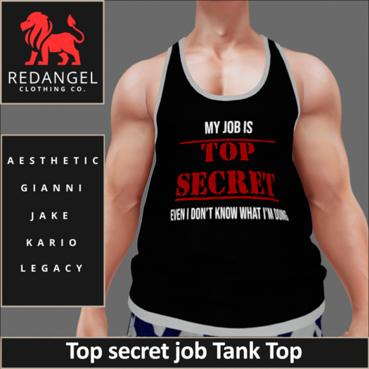 Tyber - Top Secret Tank Top