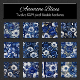 *Wallflowers* Anemone Blues