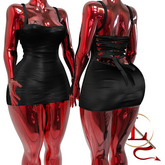 Black Laced Dress PetiteX