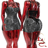 Diva Laced Dress PetiteX