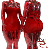 Red Laced Dress PetiteX