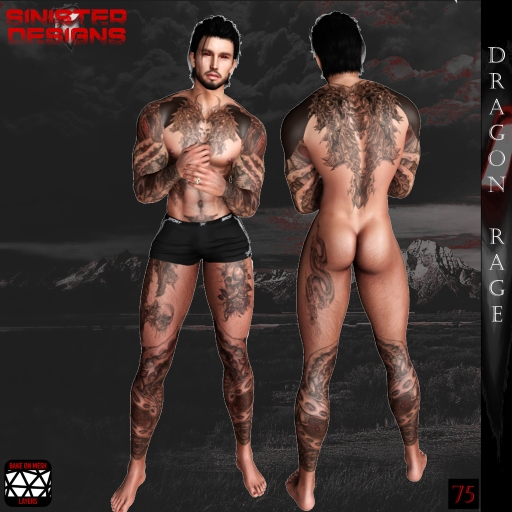 Sinister Designs: Dragon Rage Tattoo