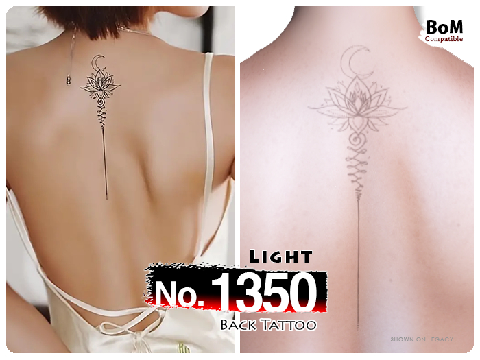 (Back Tattoo) No.1350 Light