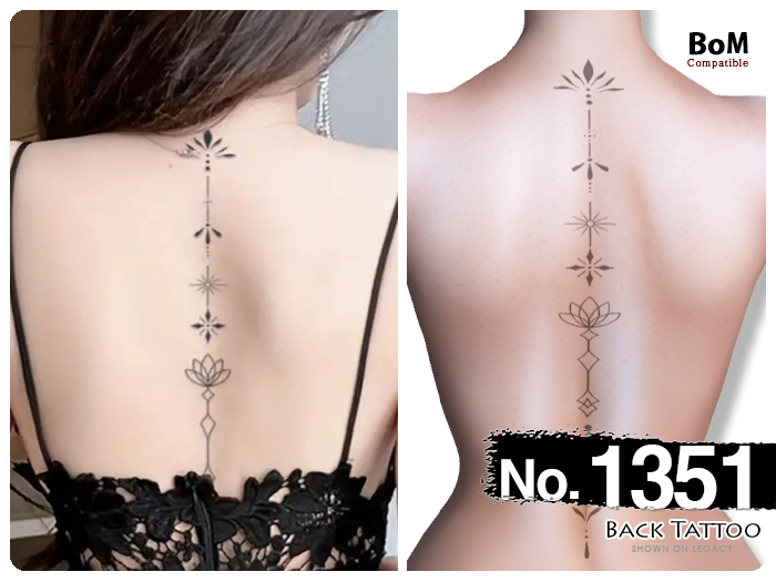 (Back Tattoo) No.1351