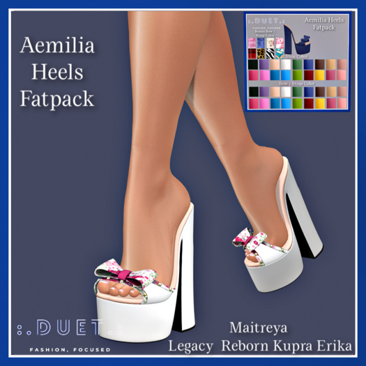 D U E T: AEMILIA HEELS FATPACK ADD!