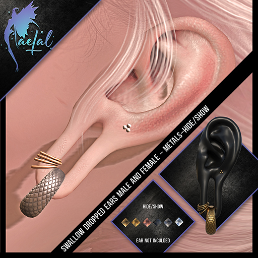 FaeTal - Ear 55 V2 - Swallow Dropped Male & Female