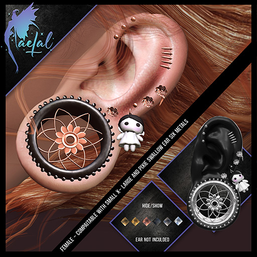 FaeTal - Ear 61 - Swallow S, XL & Pixie  Female