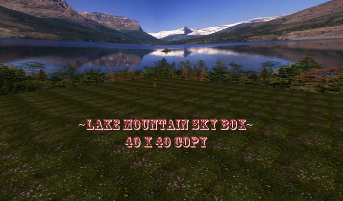Sky box 40 x 40  x 20 Lake