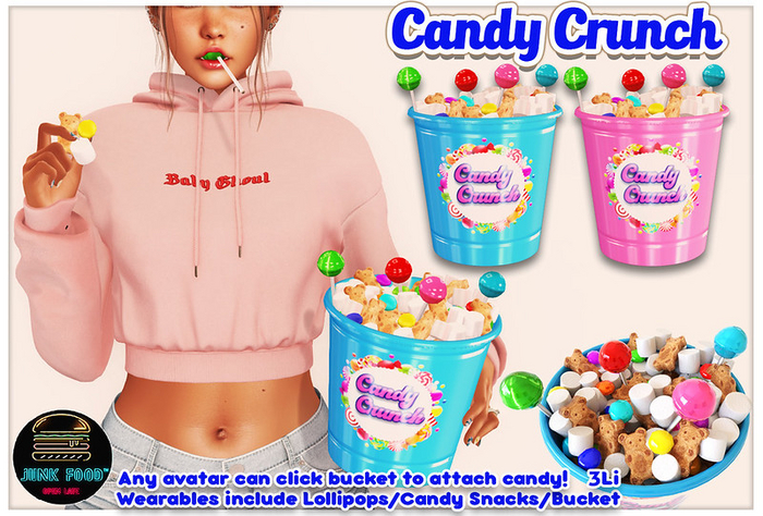 Junk Food - Candy Crunch (Blue)