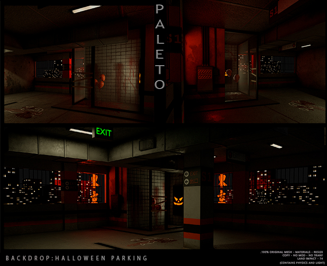 .PALETO.Backdrop:. Halloween Parking