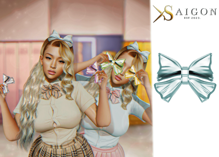 SaiGon - " Emie Turquoise Bow "