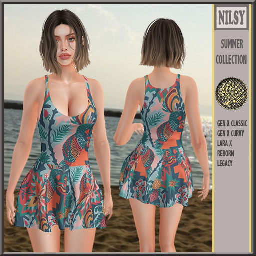 TROPICAL TANK DRESS