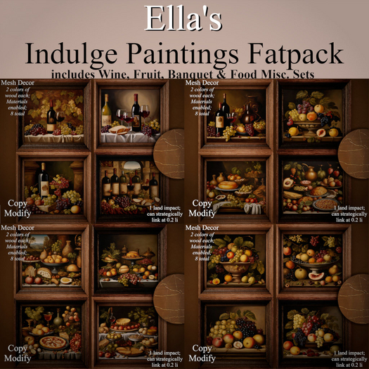 Ella's Indulge Paintings Fatpack