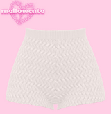 mellowcute-bianca shorts-ivory