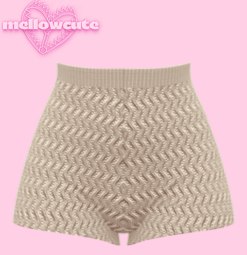 mellowcute-bianca shorts-nude