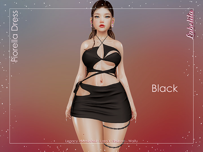 [LABELITA] Fiorella Dress Black