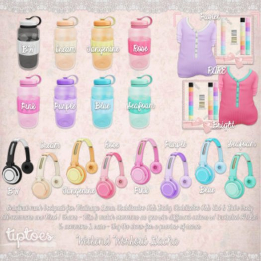 . tiptoes - Weekend Workout - Kid - Sport Bottle Blue
