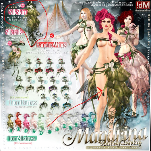 !dM deviousMind - Mandrina - 26 **SILK SKIRT** (RARE)