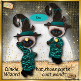 Dinkie * dinkie wizard costume Teal