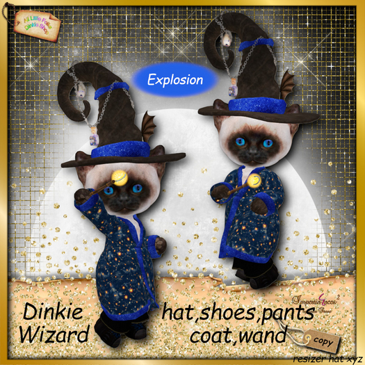 dinkie wizard costume explosion
