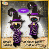 dinkie wizard costume purple