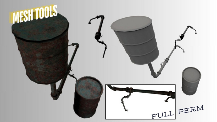 Tools Mesh Set (3 Pieces) - Full Perm