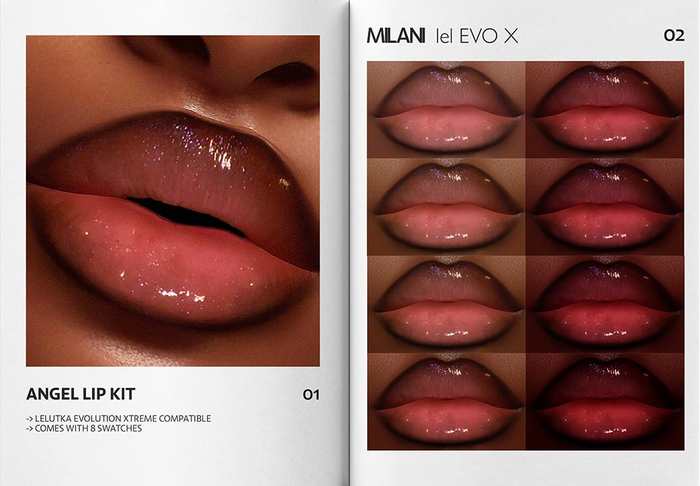 MILANI - "ANGEL" LIP KIT / DEMO