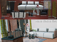 1. Black . Sand Naha Gacha Tables Full Of Decor RARE