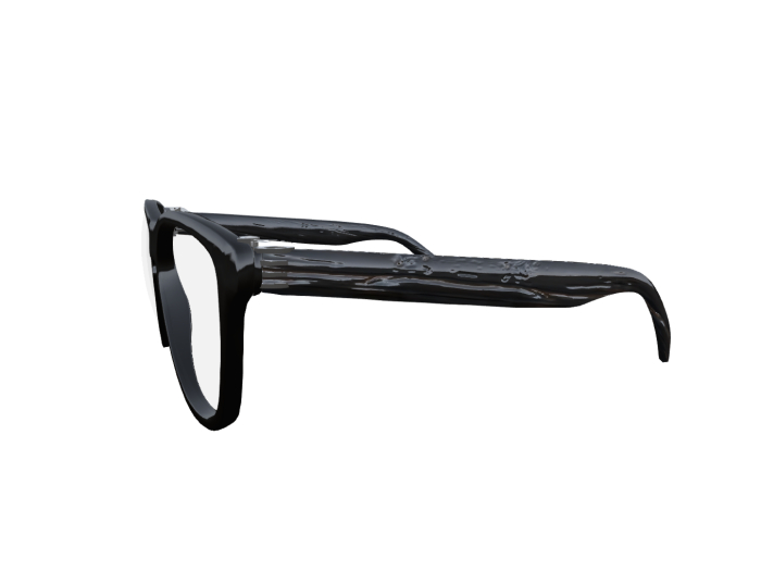 Nerd Glasses - Rough Blackwood