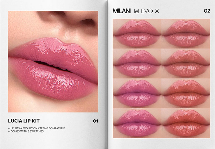 MILANI - "LUCIA" LIP KIT / FATPACK