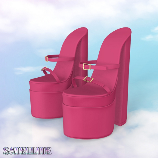 Magenta Nicky HEELS LARAX